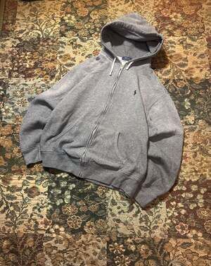 Polo Ralph Lauren Men's Grey Fleece Full-Zip Hoodie